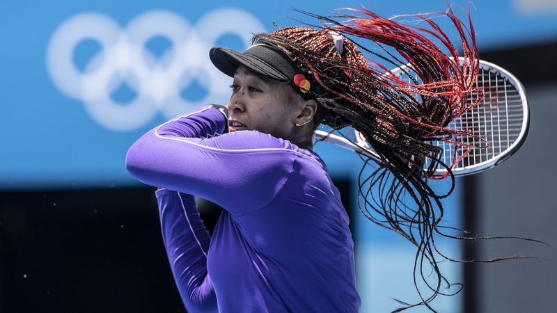 Naomi Osaka is preparing for the Olympics, where she will represent home nation Japan