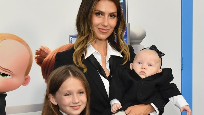 Baby Maria Lucia with mum Hilaria and sister Carmen