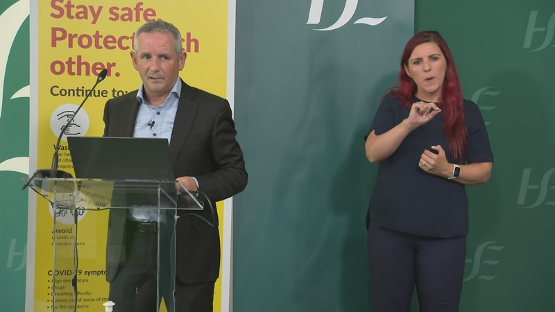 Paul Reid was speaking at the HSE's weekly briefing on the coronavirus