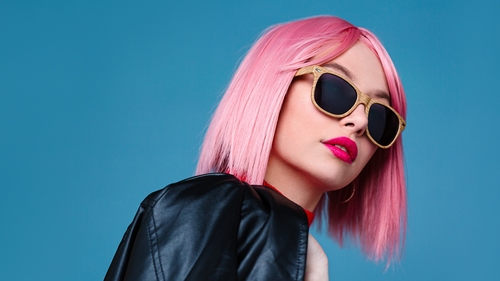 Bold pink lipstick is back, says Katie Wright.