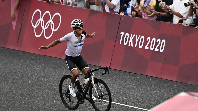 Richard Carapaz thrived on the stamina-sapping course