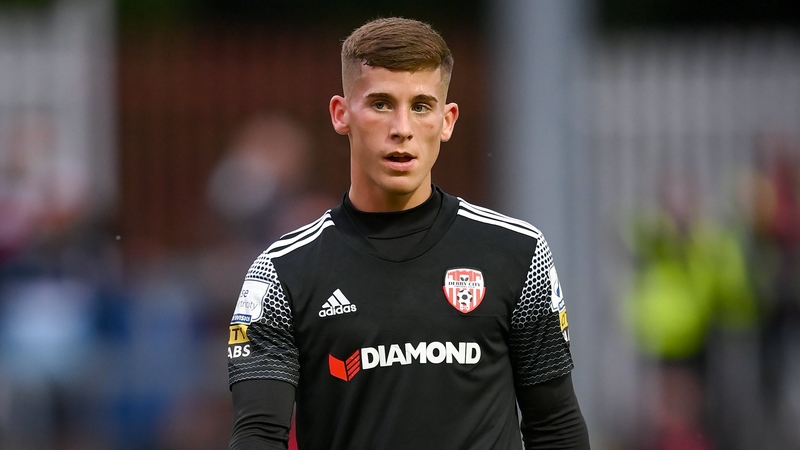 Evan McLaughlin scored the winning penalty for Derry City