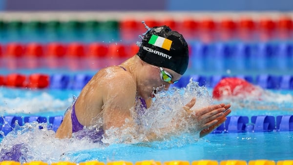 Mona McSharry was the ninth-fastest qualifier