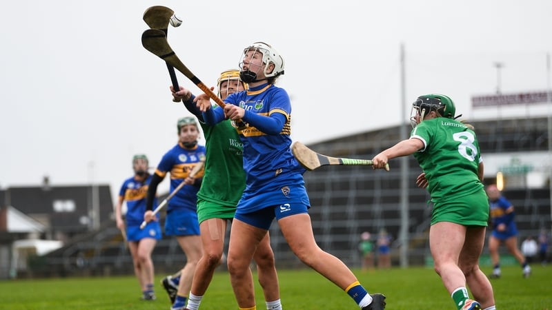 Nicole Walsh, pictured here against Limerick in the league last year against Limerick, was among the Tipperary scorers today against the Treaty County