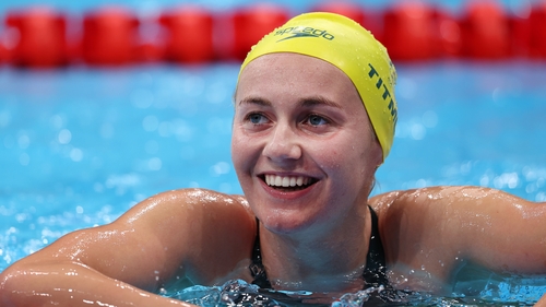 Ariarne Titmus: 'In the race I tried to stay as composed as I could ... and can't believe I pulled it off.'