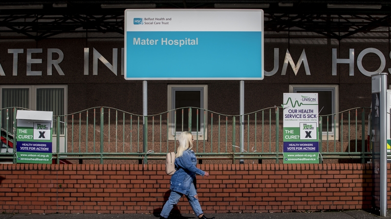 Northern Ireland's chief nursing officer said there are capacity issues at the Mater and Royal Victoria hospitals