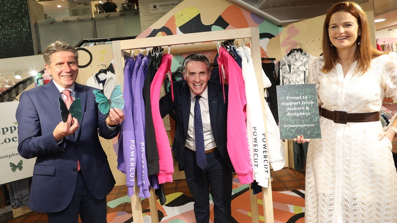 Sven Spollen-Behrens of the SFA, Minister of State for Business, Employment and Retail Damien English and Evelyn Moynihan CEO of Kilkenny Group