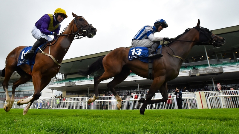 A jubilant Finian Maguire hits the line on Coltor after reeling in Aubrey McMahon and Foveros at Galway