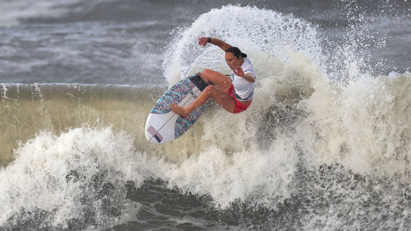 Carissa Moore of the USA surfs her way to gold