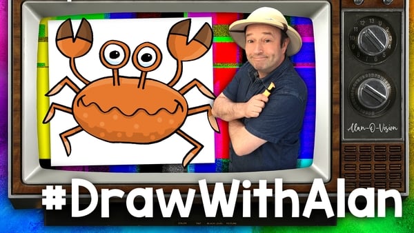 Draw With Alan - how to draw a crab!
