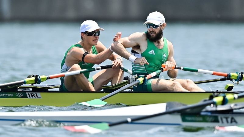 Paul O'Donovan and Fintan McCarthy turned on the style