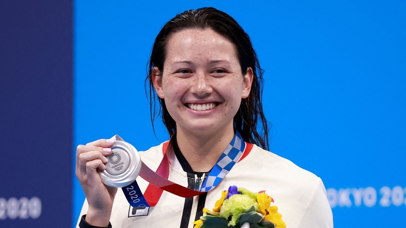 Siobhan Haughey won Hong Kong's first swimming medal