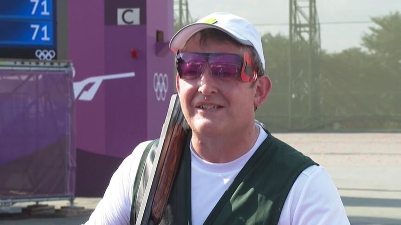 51-year-old Derek Burnett is competing in his fifth Olympics