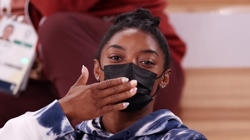 Simone Biles appears doubtful to take part in the four individual finals for which she has qualified next week