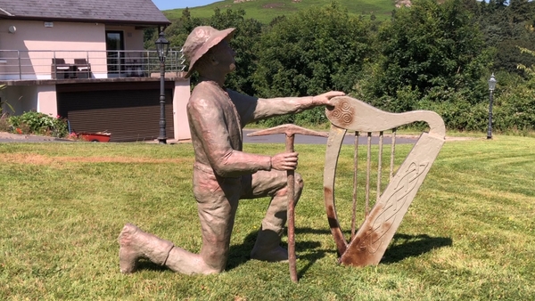Terry Brennan from Co Wicklow has created this statue as part of a memorial to Irish immigrants in Leadville, Colorado