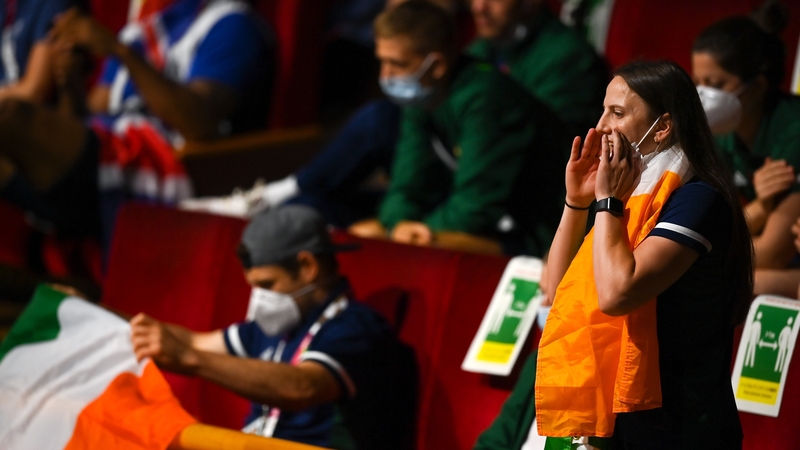 Michaela Walsh was ringside in Tokyo for her brother's success