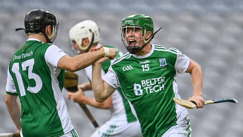 Fermanagh's Tom Keenan celebrates scoring his second goal at Croke Park