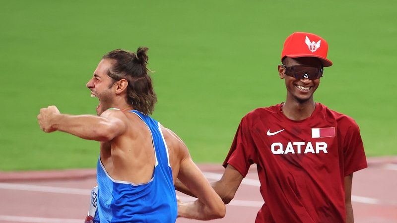 Gianmarco Tamberi and Mutaz Essa Barshim agreed to share the gold medal