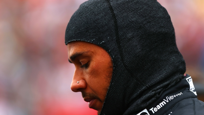 Hamilton: 'I kept telling them it's dry, dry, dry and they said to me 'stay out'. I don't understand it. We don't make it easy for ourselves. It's a mistake from us'