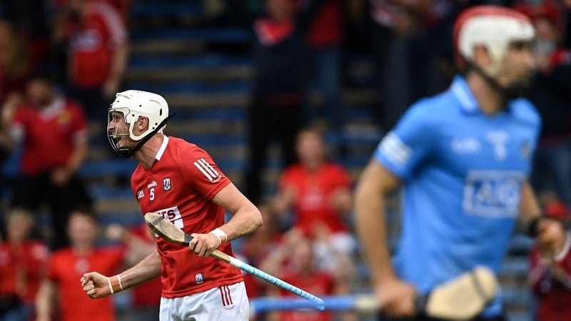Cork's Tim O'Mahony a goal during the All-Ireland quarter-final clash with Dublin