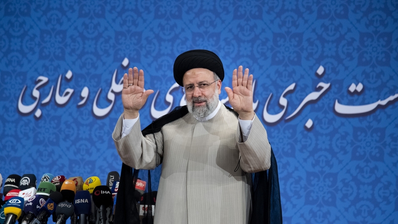 Ebrahim Raisi said his government would seek to lift 'oppressive' US sanctions (File)