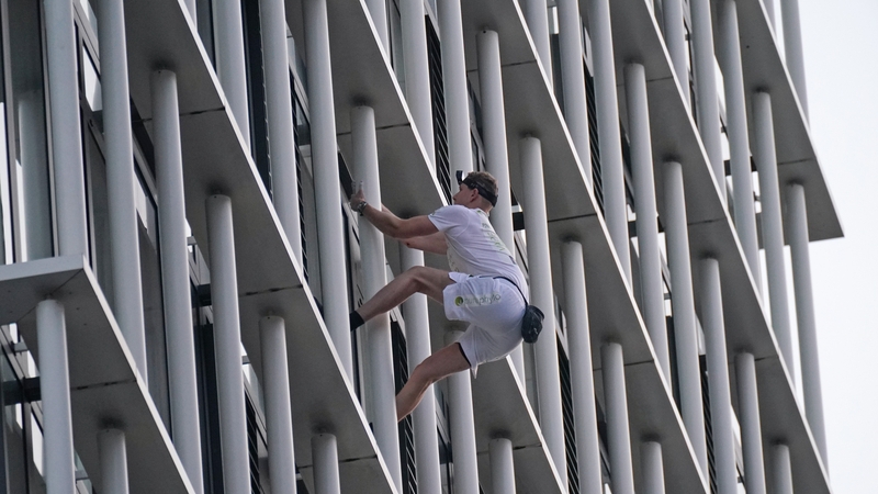 George King-Thompson said it took him less than 30 minutes to reach the roof