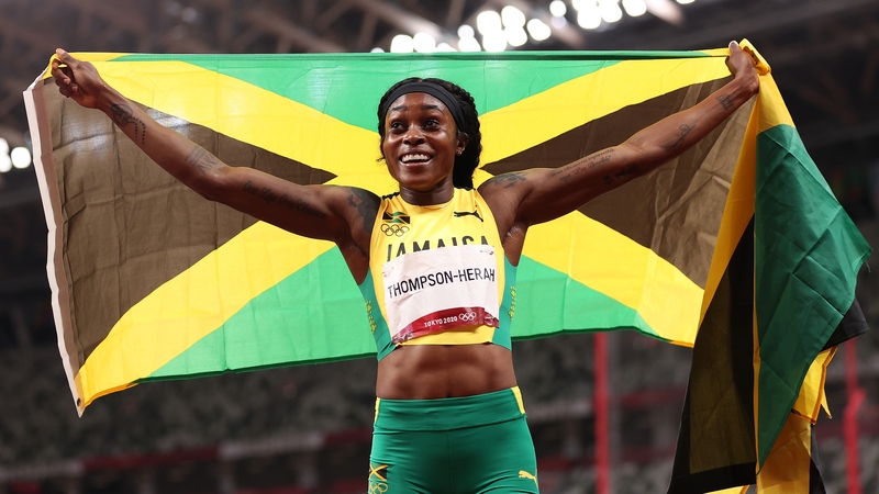Elaine Thompson-Herah won three gold medals in Tokyo