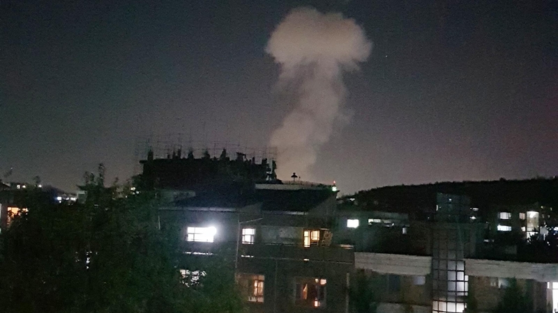 A senior security official said the blast appeared to have been caused by a car bomb