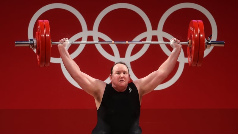 Laurel Hubbard contested the +87kg category weightlifting but failed to complete a single lift