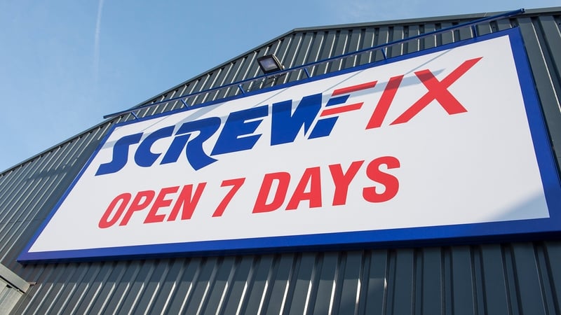 Screwfix opened its first store in Ireland in 2019