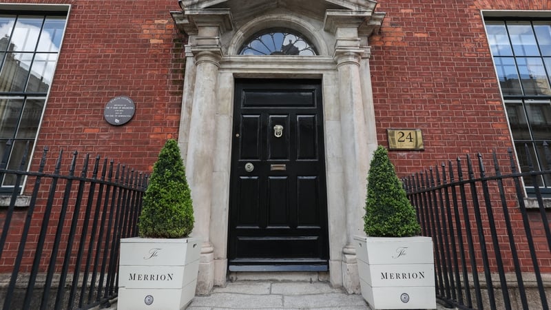 The Merrion Hotel in Dublin city centre (Pic:RollingNews.ie)