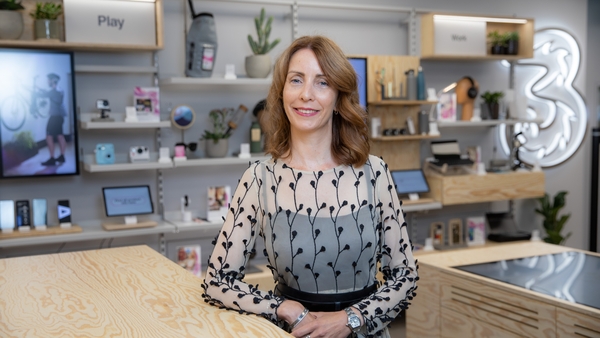 Elaine Carey, Chief Commercial Officer with Three Ireland & Three UK
