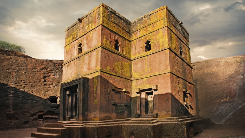 The Church of Saint George in Lalibela