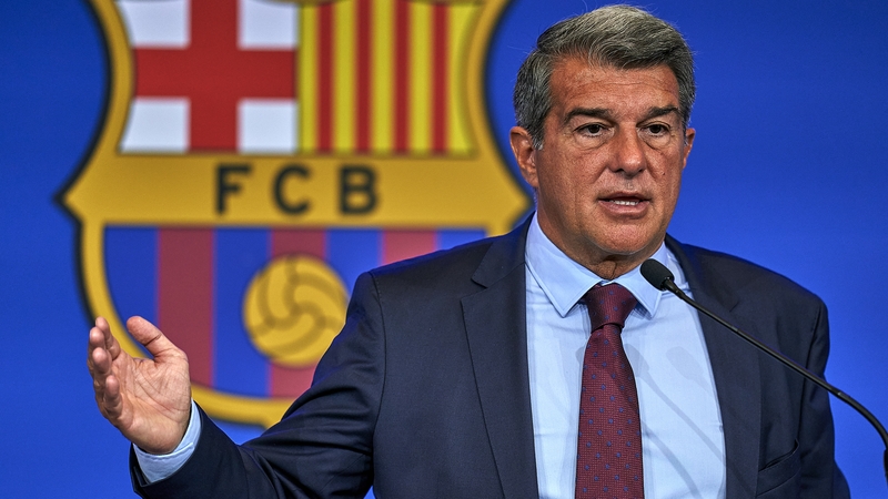 Joan Laporta is in his second spell as club president