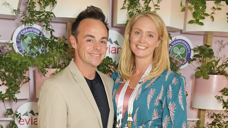 Ant pictured with Anne-Marie