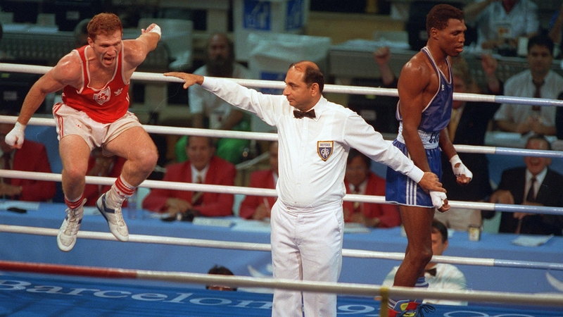 'Michael Carruth is the champion of the Olympic Games!'