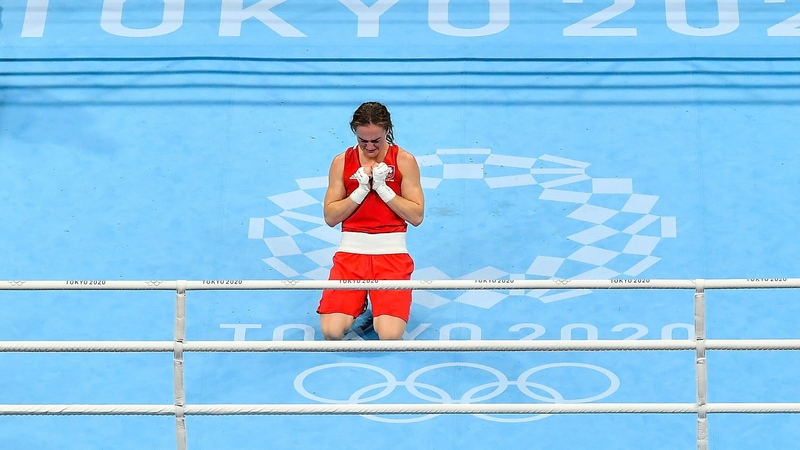 Kellie Harrington winning Olympic gold at the Tokyo Games