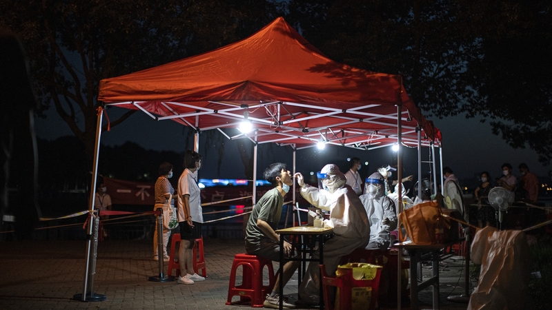 Authorities said they quickly mobilised more than 28,000 health workers at around 2,800 sites for the testing campaign