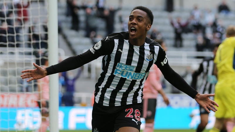 Joe Willock was on loan at Newcastle last season