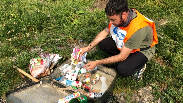 Phil Behan of the Bull Island Action Group has kept a selection of the 'retro rubbish' he and the other volunteers have found on their beach cleans