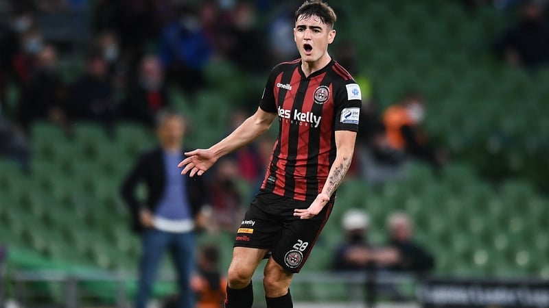 Dawson Devoy in action against PAOK