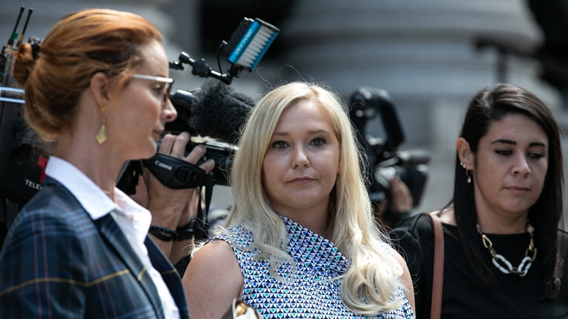 Virginia Giuffre (centre) accused Prince Andrew of sexually assaulting her