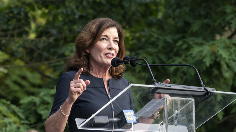 Kathy Hochul frequently references her Irish heritage in the course of her work