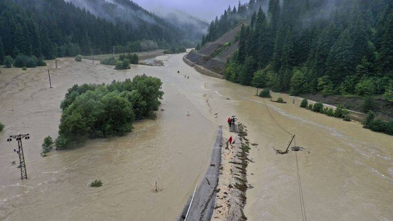 The floods come after some of the biggest wildfires in the country's history