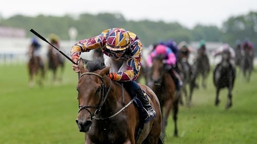 Ben Coen riding Create Belief to victory in Sandringham Stakes