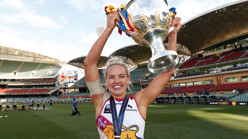 Orla O'Dwyer became the second Irish woman to lift the Premiership trophy in April