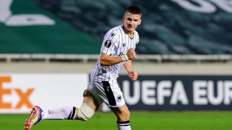 Christos Tzolis featured against Bohemians last week