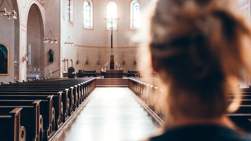"A study found that a stunning 74% of Irish Catholic women believed that the Church did not treat them with 'a lot of respect', compared to just 6% of Protestant women". Photo: Thomas Vitali/Unsplash