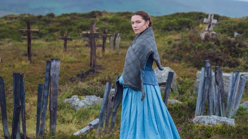 Florence Pugh as Lib Wright in The Wonder Photo: Netflix