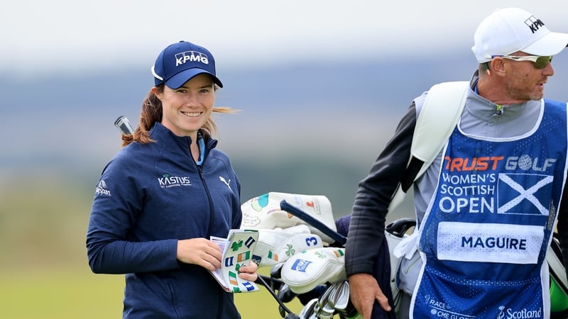 Maguire carded a round of 71 in Scotland